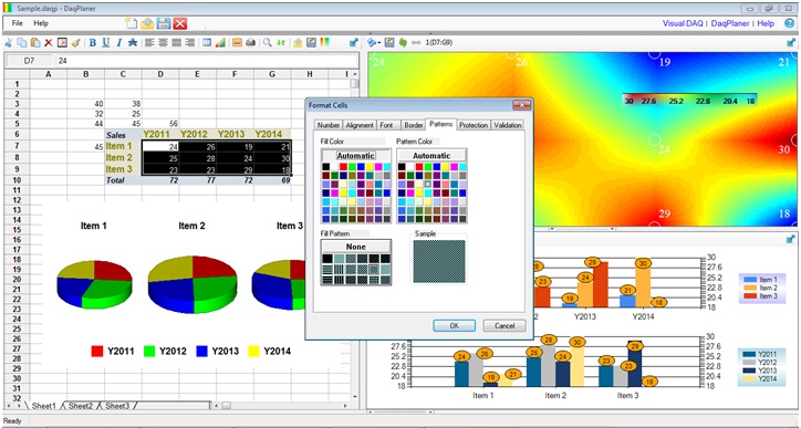 Visual DAQ DaqPlaner - DAQ Heat Map Generator Software 5.2